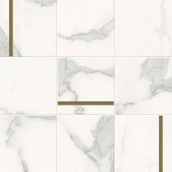 Caesar Anima Futura Majestic White Composizione-N Brass 30x30